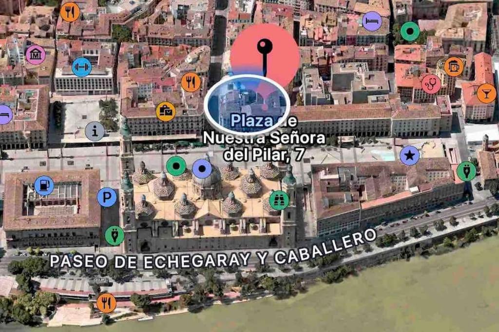 萨拉戈萨La Plaza Del Pilar公寓 外观 照片
